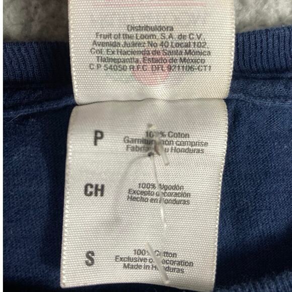 FOB Sharana Graphic T-Shirt Unisex Small Blue Crew Neck‎ - Picture 4 of 7